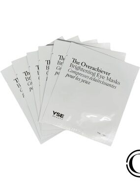 YSE Beauty The Overachiever Brightening & Depuffing Eye Masks • White / 6 pairs